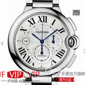 ZF卡地亚蓝气球W6920078。卡地亚蓝气球多功能计时码表 【精彩细节】腕表尺寸44mmX15.8mm，相对于原装只厚了1mm。表盘钮锁