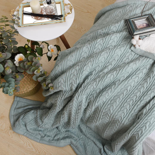 羊羔绒针织毯 商品图3