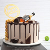 威士忌蛋糕-巧克力淋面榛子酱夹心-2磅7寸加高款 商品缩略图1