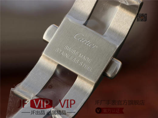 ZF卡地亚蓝气球W6920078。卡地亚蓝气球多功能计时码表 【精彩细节】腕表尺寸44mmX15.8mm，相对于原装只厚了1mm。表盘钮锁 商品图9