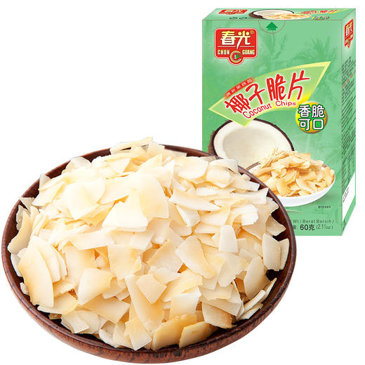 椰子脆片60g*10 香脆可口果干 小包装 易携  商品图5