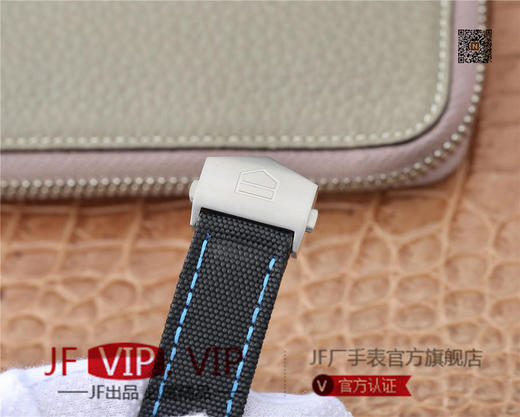 V6豪雅竞潜43mm新品蓝色陶瓷表圈。高通透蓝宝石镜面316L精钢全身抛光～采用经典外尼龙内牛皮表带设计精致折叠扣。2824自动机 商品图8