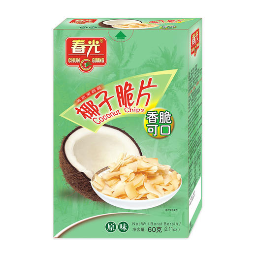 椰子脆片60g*10 香脆可口果干 小包装 易携  商品图3