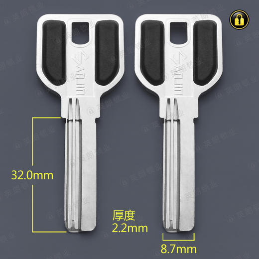 〖4101〗贴面万嘉右(32mm) 商品图0