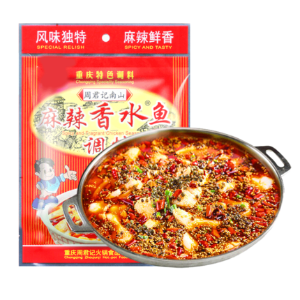 周君记麻辣香水鱼调料400g