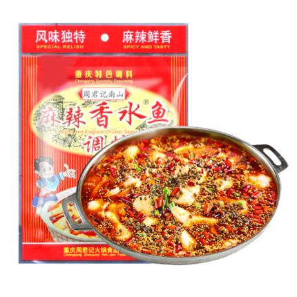 周君记麻辣香水鱼调料400g 商品图0