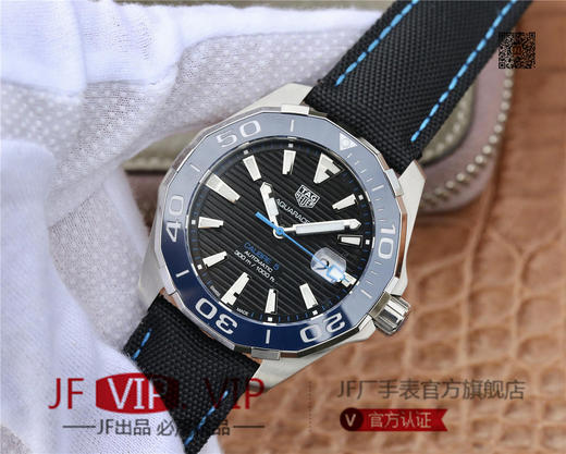 V6豪雅竞潜43mm新品蓝色陶瓷表圈。高通透蓝宝石镜面316L精钢全身抛光～采用经典外尼龙内牛皮表带设计精致折叠扣。2824自动机 商品图3