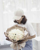 留白-白玫瑰花束 商品缩略图4