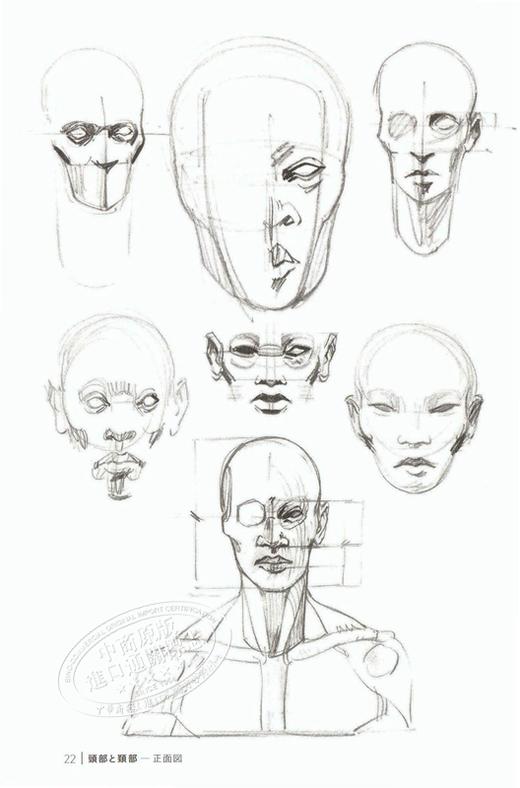 中商原版 用矩形和圆柱来画 Morpho人体素描 日文原版 箱と円筒で描く モルフォ人体デッサン ミニシリーズ 中商进口商城
