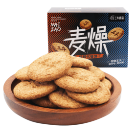 上海三牛粗粮饼干 麦燥（原味）/（薏米红豆味） 320g