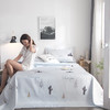 KM-新款冰丝凉席床单凉席可机洗可水洗空调席三件套 商品缩略图1