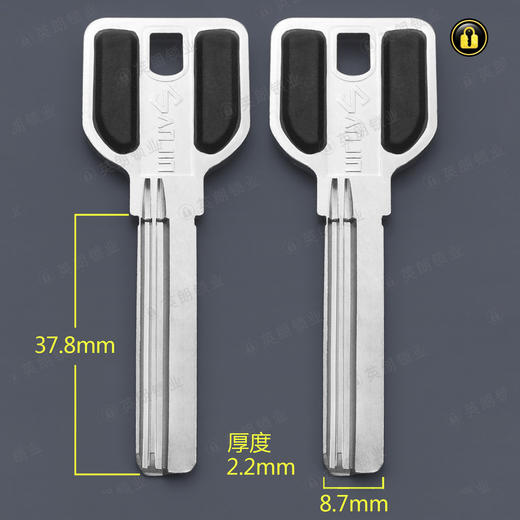 〖4081〗贴面长万嘉右(38mm) 商品图0