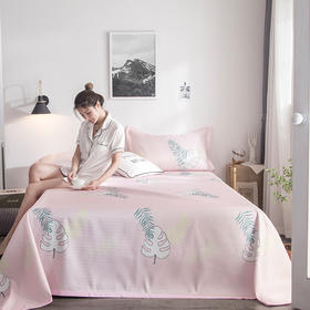 KM-新款冰丝凉席床单凉席可机洗可水洗空调席三件套