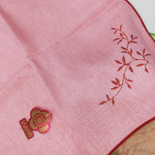 【洁丽雅】毛巾莫代尔 超柔绣花再生纤维美方巾/毛巾 商品图2