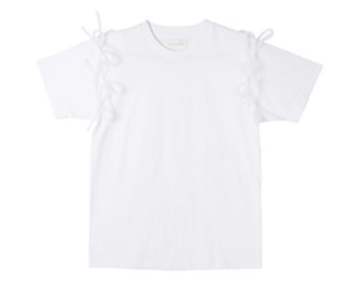 SHUSHU/TONG 蝴蝶结T恤 aw19to08co001wh100 商品图0