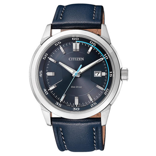 西铁城日本官方正品光动能休闲时尚皮带防水男表BM7140-11L 商品图4