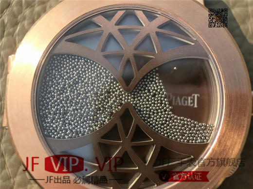 N伯爵ALTIPLANO系列 G0A34175腕表，和原装一样的沙漏自动翻盖，进口石英机芯，43mm直径，蓝宝石镜面，原装表扣，真皮表带，人工蓝宝石，做工精细 商品图6