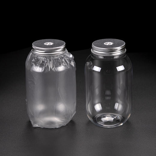 喇叭花一次性杯子 pet塑料冷饮瓶创意饮料可乐瓶带铝盖果汁瓶 商品图13