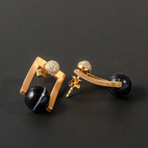 千年一线药师珠“俏摩登”耳环 商品图2