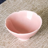 景德镇全手工高温颜色釉粉色葵口斗笠杯 商品缩略图1