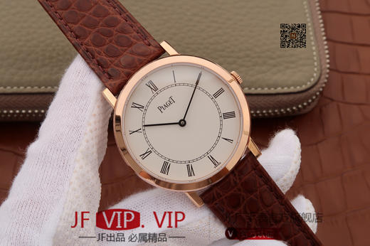 伯爵ALTIPLANO。采用9015改cal:800P机芯 ，真机改"非甲版，独家 真正做到原版一比一 Altiplano系列超薄男士自动机械腕表，真空电镀白金 商品图1