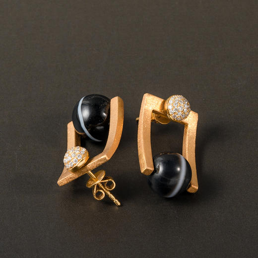 千年一线药师珠“俏摩登”耳环 商品图3