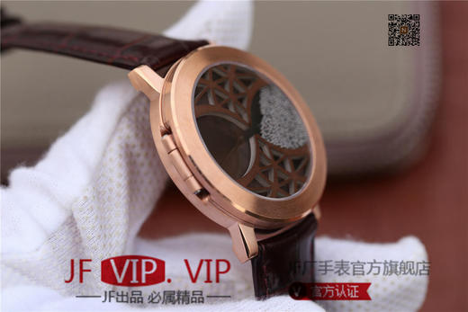 N伯爵ALTIPLANO系列 G0A34175腕表，和原装一样的沙漏自动翻盖，进口石英机芯，43mm直径，蓝宝石镜面，原装表扣，真皮表带，人工蓝宝石，做工精细 商品图10