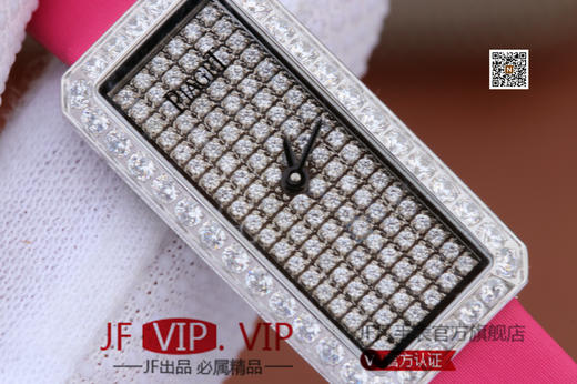 伯爵LIMELIGHT系列G0A39200，原装进口56p石英机芯，表径：15x31毫米，高品质女表。18k电镀玫瑰金表壳，镶衬34颗圆形捷克水钻。 商品图2