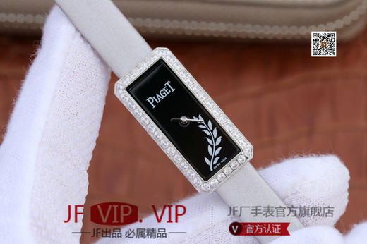 伯爵LIMELIGHT系列G0A39200，原装进口56p石英机芯，表径：15x31毫米，高品质女表。18k电镀白金，镶衬34颗圆形捷克水钻 商品图1