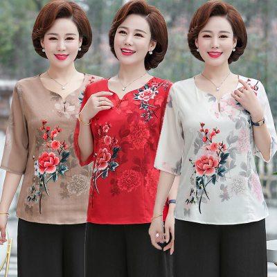 NP 0004 七分袖t恤女宽松洋气夏装上衣 商品图2