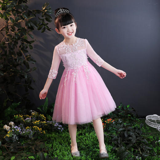 AK-2803新款韩版女童无袖中袖中大童连衣裙TZW 商品图3