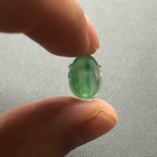 9号高冰种金丝阳绿金蟾 商品图7