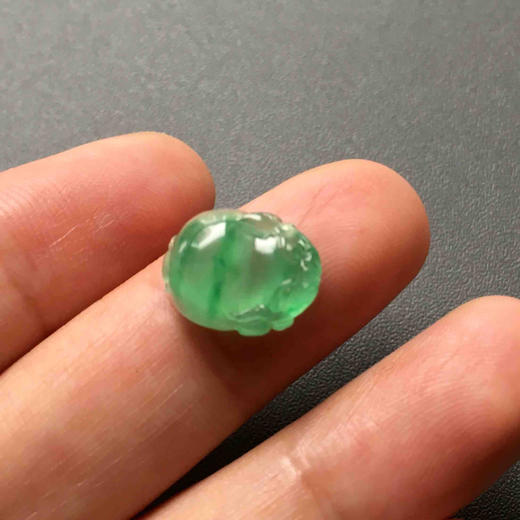 8号高冰种金丝阳绿金蟾 商品图2