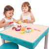 铭塔儿童积木桌子玩具 男女孩3-6-7-8岁塑料拼插装游戏桌餐椅 多功能学习桌 商品缩略图4