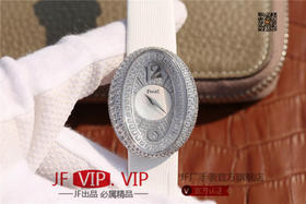 KG伯爵LIMELIGHT系列G0A35096腕表（AISI316L精钢表壳搭配，意大利进口头层沙丁布带，表圈镶嵌天然锆石