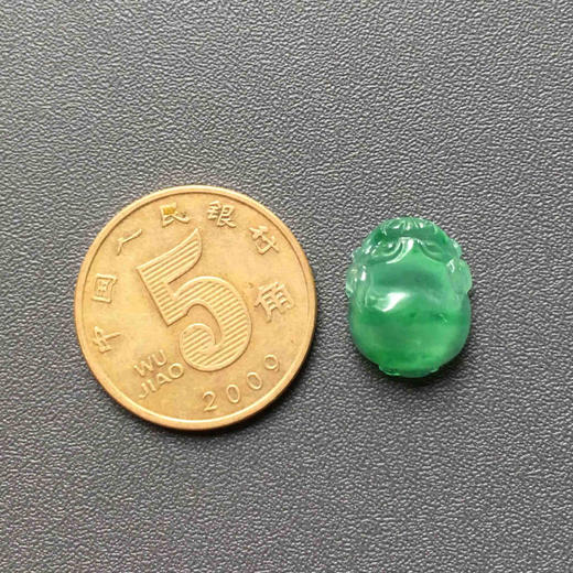 8号高冰种金丝阳绿金蟾 商品图4