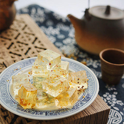 桂花糖软糖桂林特产水晶糕 桂花糕橡皮糖特色小吃250g 商品图5