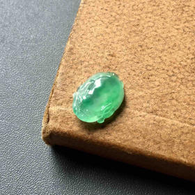 9号高冰种金丝阳绿金蟾