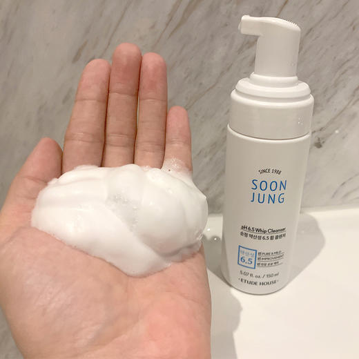 爱茉莉soonjung纯正弱酸性泡沫洗面奶