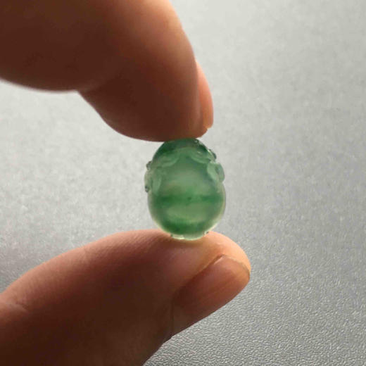 8号高冰种金丝阳绿金蟾 商品图7