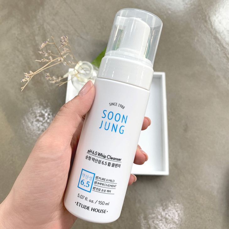 爱茉莉soonjung纯正弱酸性泡沫洗面奶
