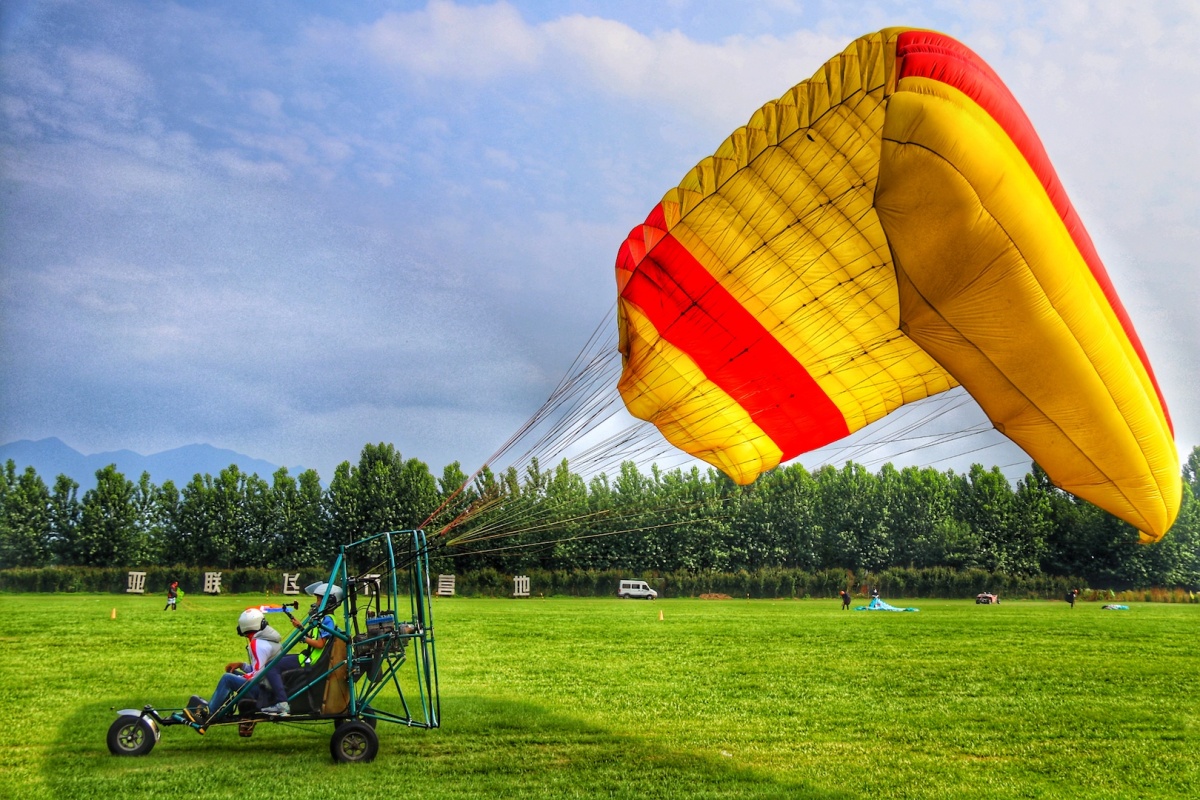 【团建定制】桐洲岛动力滑翔伞,篝火晚会,皮划艇,环岛骑行