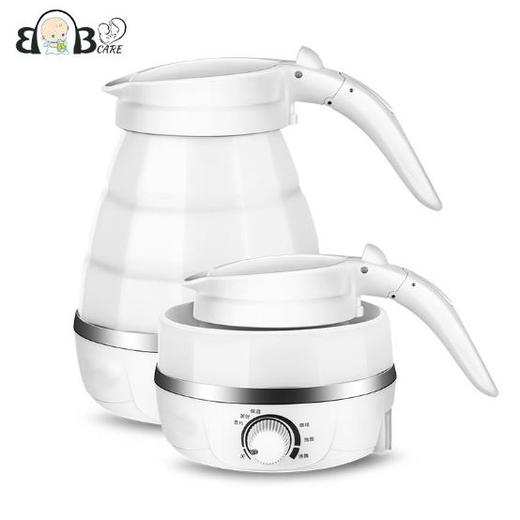 【家用电器】可伸缩折叠硅胶电热水壶 旅游便携式折叠水壶迷你烧水壶家用旅行 商品图2