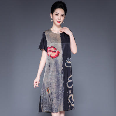 SY 5602 [原价358 现价218 只限50件 抢完为止]重磅桑蚕丝连衣裙女2019春夏新款大牌SG 商品图2