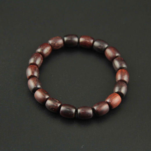 《博物馆》小叶紫檀0.8桶珠手串 商品图0