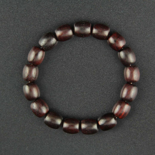 《博物馆》小叶紫檀1.0-1.2桶珠手串 商品图0