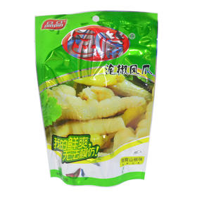 品品逗嘴清爽山椒味泡椒凤爪150g