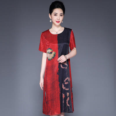 SY 5602 [原价358 现价218 只限50件 抢完为止]重磅桑蚕丝连衣裙女2019春夏新款大牌SG 商品图1