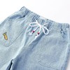 DZ-g0155ba日系夏装牛仔七分裤可爱萝卜兔刺绣女裤子 商品缩略图4