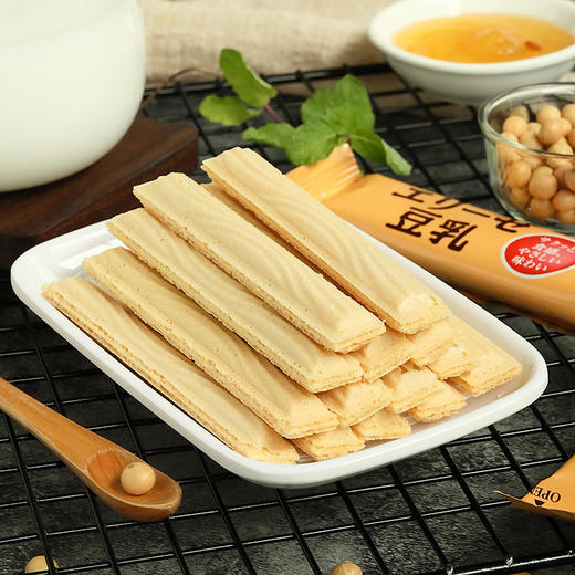日本波路梦 豆乳威化棒饼干/夹心棒 商品图6